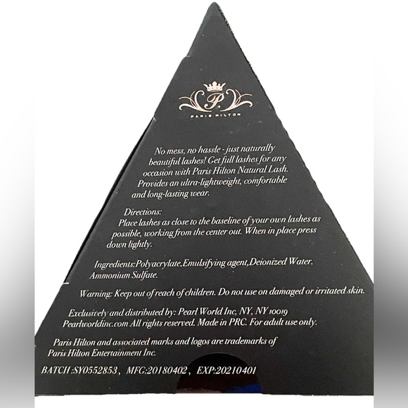 Paris Hilton Natural Lash False Eyelashes - 2 PACK Lightweight Comfortable Wear - Picture 3 of 4